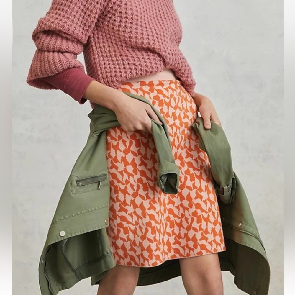 Anthropologie Maeve Anja Knit Sweater mini Skirt New